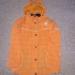 Orange ski jacket❄️